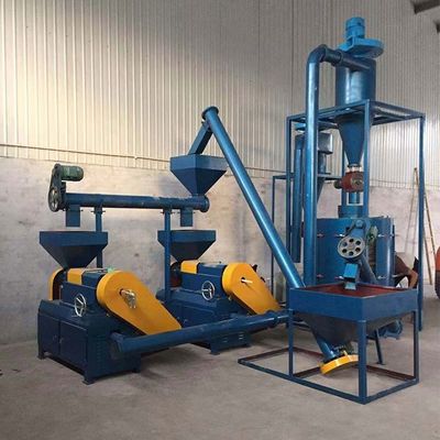 neumático de la basura 120kg/H que recicla la línea amoladora de goma Machine 220V 380V