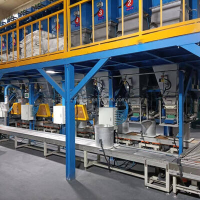 Equipo de mezclador químico Peso automático de polvo