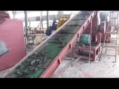 línea de goma del polvo