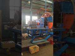 línea de goma del polvo, neumático inútil que recicla la línea