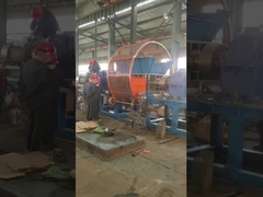 línea de goma del polvo, neumático inútil que recicla la línea