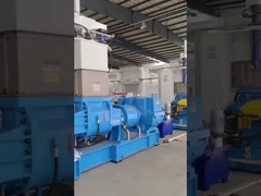 Amasadora de goma con la tapa doble de la presión hydráulica